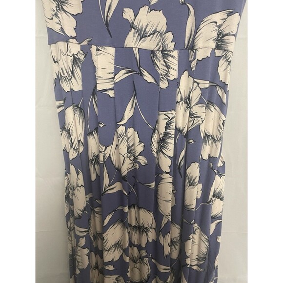 A Pea in the Pod Maternity Dress Maxi Purple Floral Small - Picture 4 of 13